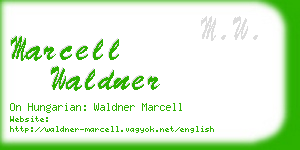 marcell waldner business card